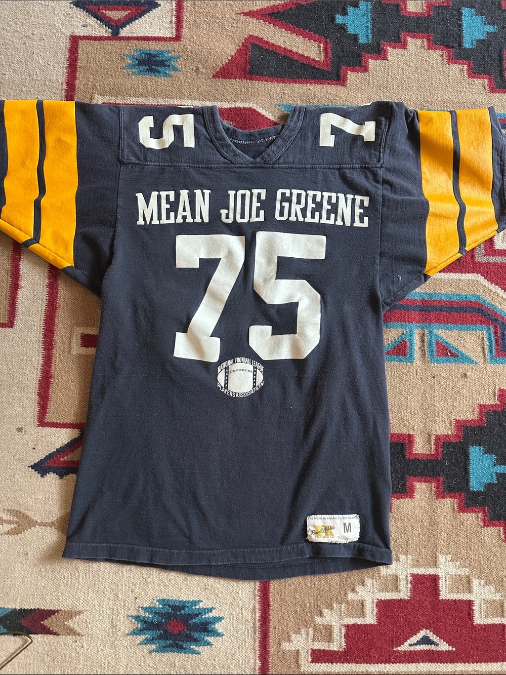 Vintage 70s Mean Joe Greene 75 Russel Athletics Tee